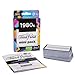 Trivial Pursuit Game Cards 4 Pack - Bundle with 4 British Version Trivial Pursuit Mini Packs Featuring 1980s - 2010s Plus Tattoos | British Triva Game