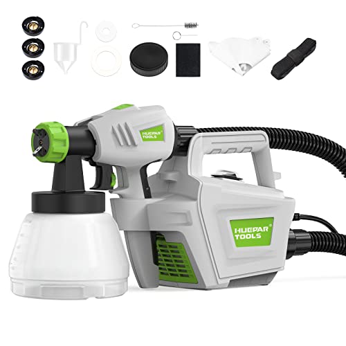 Huepar Tools Pistola De Pintura, 800W HVLP Pulverizador Eléctrico, Gran Capacidad de 1300ml, Mejor...