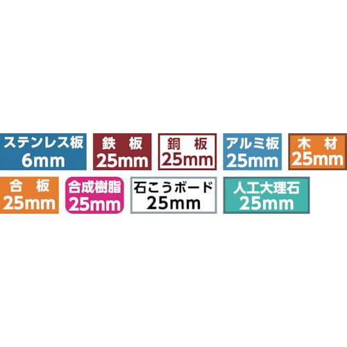 Amazon.co.jp: エビ 超硬ホルソー 43mm HO43G : DIY・工具・ガーデン