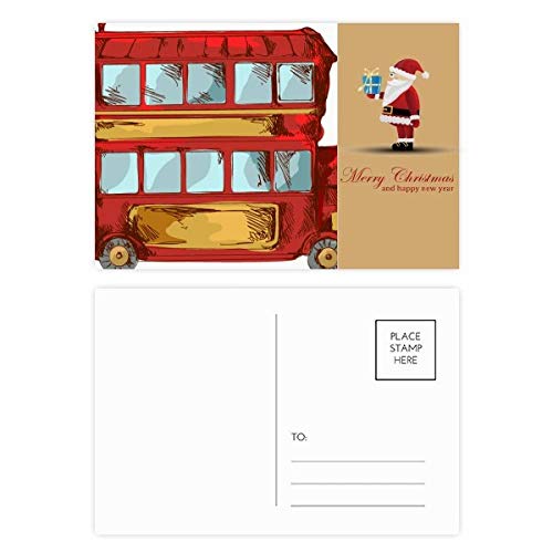 Cartes de remerciement postales d'inspiration britannique | Lot de 20 pièces