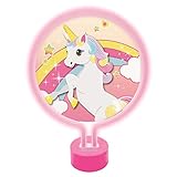 Portable et légère pour la placer n'importe où. Néon en plastique incassable.