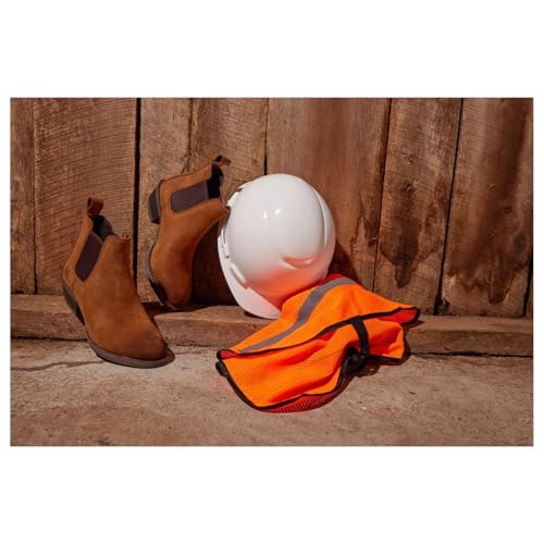 Frye Supply Women's Safety-Crafted Steel Mid-Cut Dark Brown Chelsea Boot2