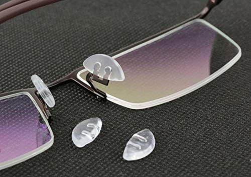 Miniatura 3 de Almohadillas de nariz antideslizantes de silicona suave para presionar, almohadillas nasales, repuesto para marcos de diseño Porsche, lentes de sol