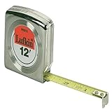 Lufkin W9312D Mezurall Engineer's  Power Return Tape, 3/4-Inches Wx12-Feet, Chrome plated