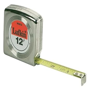 Lufkin W9312D Mezurall Engineer's Power Return Tape, 3/4-In