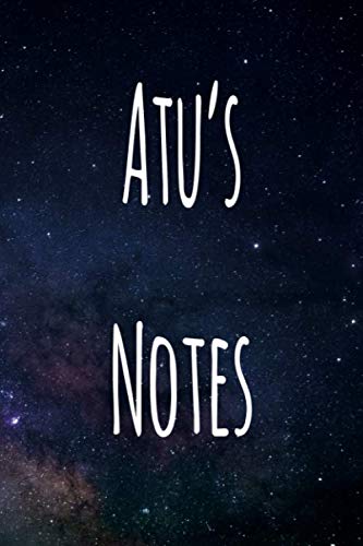 Atu's Notes: Personalised Name Notebook - 119 Page Journal! Perfect Gift! Paperback – 28 Jan. 2020
