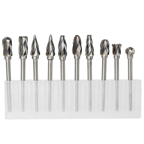 Set de 10 Fresas de Carburo SEIWEI 3mm para Metal y Madera miniatura 1