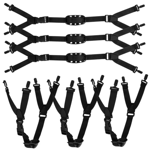 IWOWHERO Safety Helmet Chin Strap 6 Pack Construction Worker Hard Hat Chin Belt Sturdy Easy to Adjust Random Color