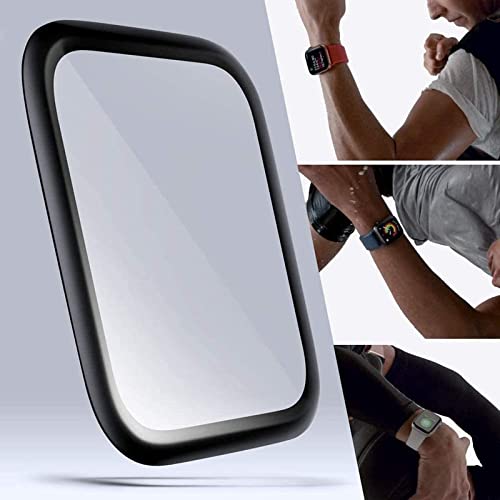 Saola 41mm Ultra-Thin 9H Scratch Resistant Flexible Screen Protector Guard For Hardcore Protection Compatible with Apple Watch Series 7 / Series 8. (Transparent)