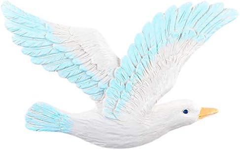 MDLUU Seagull Hanging Decoration, Seagull Wall Ornament, Resin Seabird Ornament for Beach & Coastal Theme Living Room, Mediterranean Decor, Bathroom, Garden, Pack of 3