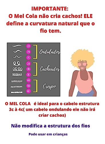 Mel Cola Ativador para Cachos e Crespos 300G Anna Telles