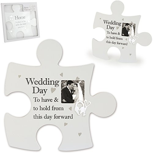 Image of Arora Said with Sentiment 7517 Jigsaw Wall Art Wedding Frame, Multicolour, One Size