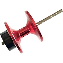 For 22 for TATULA TW 80 Baitcasting Reel Spool Aluminum Alloy Long Range Fixed Brake Lightweight for Freshwater Saltwater Fishing No 3 100m No 1.5 150m Black Gold Purple Redred