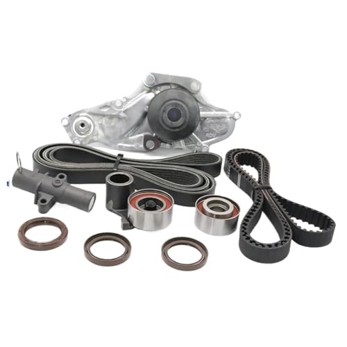 Kit de correa de distribución for motor de coche, bomba de agua loca, sello de leva del cigüeñal 19200-RDV-J01, compatible con ACURA MDX HONDA ODYSSEY PILOT RIDGELINE 3.5L