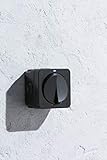 Knightsbridge OP3 Outdoor Weatherproof Double Switch, Black, 66.0 mm*90.0 mm*90.0 mm - Image 4