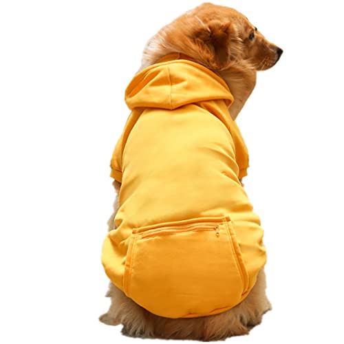 ISUPY 犬用パーカー 秋冬 ペット服 フード付き 犬服 ドッグウェア 小中大型犬 コート 防寒 暖かい 保温 お散歩お出かけ