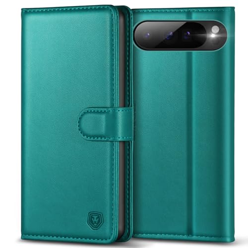 Coque antichoc Google Pixel 9 Pro XL avec fermeture magnétique et 4 fentes cartes