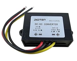 DIGITEN DC 6V 5-11V to 12V 2A Step up Converter Regulator Waterproof Boost Power Module