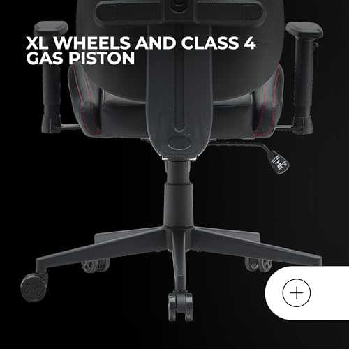 MGC-ELITE, Sedia Gaming Ergonomica, Schienale Flessibile Adattivo, Braccioli Regolabili 2D, Seduta Reclinabile, Finitura in Similpelle, Sedia Ufficio Ruote XL, Pistone Gas Classe 4, Rosso - Sedia gaming - Immagine 4