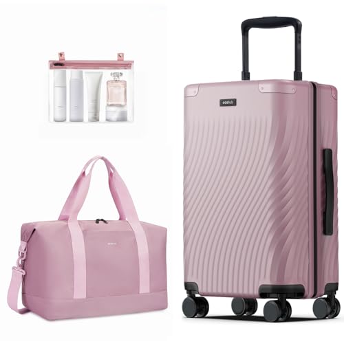 ECOHUB Leicht Handgepäck Koffer Trolley, 20''...