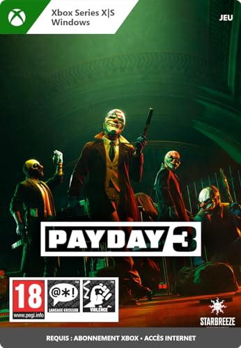 PAYDAY 3 jeu Xbox Series X et S pour vos soirées gaming entre amis