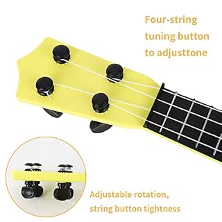 43 CM Guitare ukulélé, Enfants Ukulélé Guitare Jouet, Guitare pour Enfants avec 4 Cordes Réglables, Mini-Guitare et… - Les Beatles, Paul McCartney, John Lennon, RIngo Starr, George Harrison 43 CM Guitare ukulélé, Enfants Ukulélé Guitare Jouet, Guitare pour Enfants avec 4 Cordes Réglables, Mini-Guitare et… – Image 5
