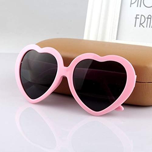 Nsdsb Occhiali da Sole a Forma di Cuore alla Moda