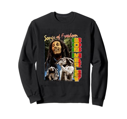 Bob Marley Freedom Vintage Reggae Música de Rock Off Sudadera