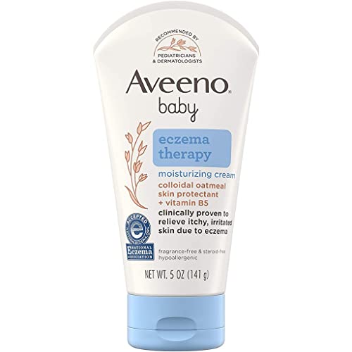 Aveeno Baby Eczema Therapy Moisturizing Cream - 5 Oz ( Pack of 2 )