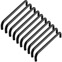 ZESLIV Möbelgriffe 6er Set | Aluminium Schrankgriffe 320mm | Weiße Stangengriffe Mit Schrauben