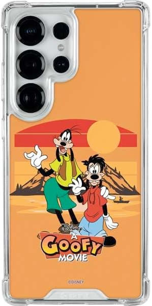 Skinit Clear Phone Case Compatible with Galaxy S25 Ultra - Officially Licensed Disney Goofy Movie Pattern Design