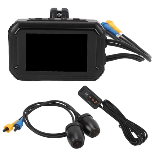 Cámara de salpicadero de motocicleta 1080P grabadora dual WiFi para motos y ATV UTV