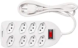 Filtro de Linha com 8 Tomadas EPE 1008+ Branco Intelbras