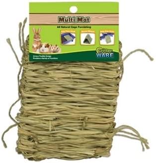 Small Animal Multi-Mat, Hand Woven Grass, 6-In. x 10-1/2-In.