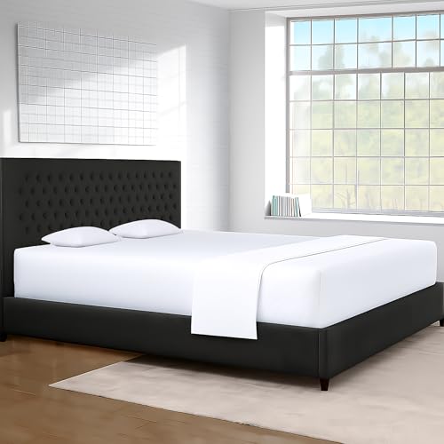 Image of SGI Bedding 108 inch W x 108 inch L 4Pc Alaskan King Sheet Set 100% Egyptian Cotton - 600 Thread Count, Fits 12 inch Deep Pocket - Soft Breathable Oversized Sheets, for Extra Large Beds - White
