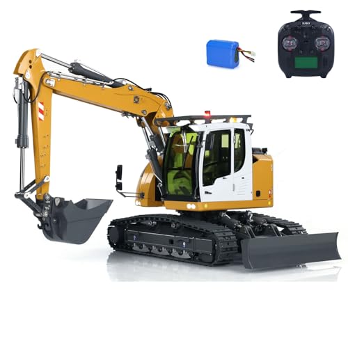 TOUCAN RC HOBBY US in Stock 1/14 RC Hydraulic Excavator 914 5-Ways Valve Metal Remote Control Digger...