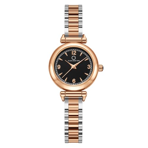 Image of Carlington Diva Series Analog Women Wrist Watches with Stainless Steel Chain Strap | Premium Fashion Watches for Ladies | CT - 114
