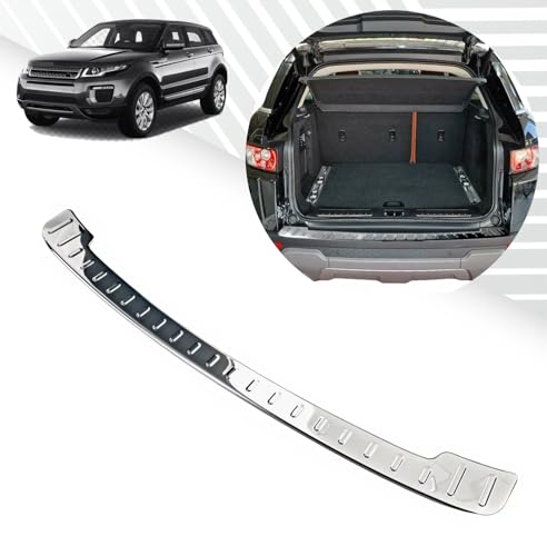 Paraurti Posteriore Compatibile con Range Rover EVOQUE | L538 | 2011-2018 | Acciaio Inox Cromato Protezione per Bordo Bagagliaio Carico