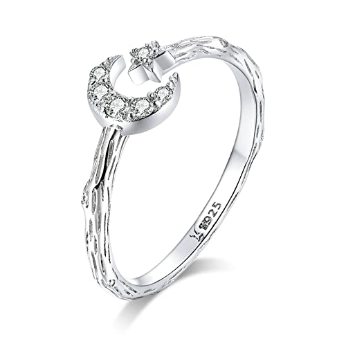Bague lune et étoile pour illuminer votre style quotidien