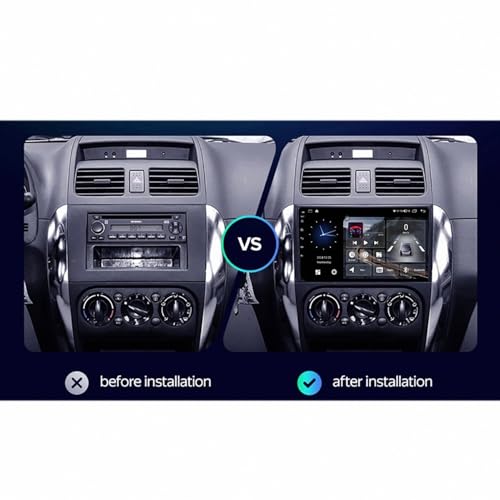 Radio Coche 2 DIN Suzuki SX4 Modernice su Salpicadero Antiguo con Manos Libres y Mapas 2