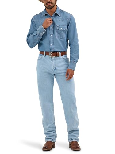 Image of Wrangler Men's Retro Slim Fit Straight Leg Jean