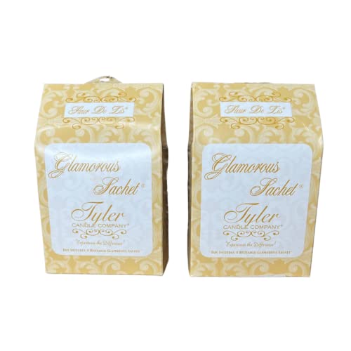 Tyler Candle Fleur de Lis Sachets pack de 2
