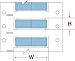 Brady PermaSleeve Polyolefin Wire Marking Sleeves, 0.094" Dia x 1" W, Blue, Roll of 5000