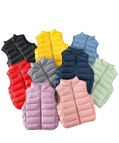 YZZYQQ 子どもダウンベスト グリーン160