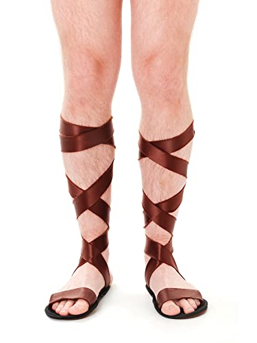 Bristol Novelty Sandales Romaines, Uni, BA714, Brown,...