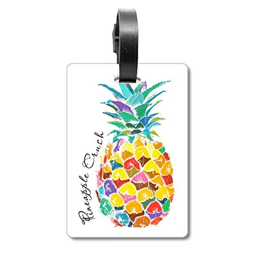 Étiquette valise voyage motif ananas pour ne plus perdre son sac