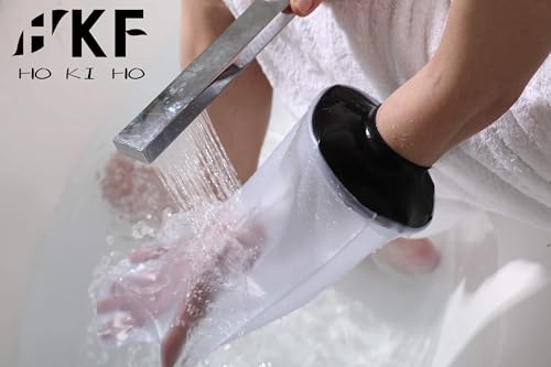 HKF HO KI HO Adult Waterproof Hnad Cast Cover for Shower - Reusable Protector Hand Sleeve Made with Stretchy Neoprene Seal (Adult Hand) - Image 5
