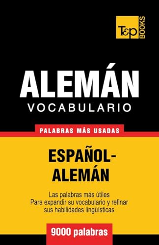 Portada de Vocabulario español-alemán - 9000 palabras más usadas: 18