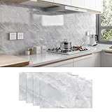 キッチンパネル タイルシール 大理石調【60×30cm 150枚セット】剥がせる 防水 防カビ DIY用 耐熱/防油/防潮 (キッチン・浴室・洗面所対応) 強粘着 簡単貼付 壁紙シール リフォーム 補修用 賃貸対応 汚れ防止 インテリアシート