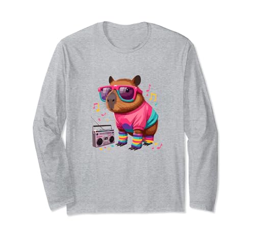 Capibara capibara de peluche lindo bebé capibara para niñas y niños Manga Larga